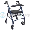 Kép 1/2 - Walker Rollátor acél kék /steel blue színben max. teherbírása 100 kg