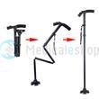 Magic cane összecsukható állítható járóbot LED lámpával Magic cane összecsukható állítható járóbot LED lámpával