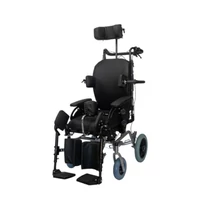 DIONE II Komfort kerekesszék párnázott üléssel dönthető háttámasszal 12&quot; kerékkel 803401