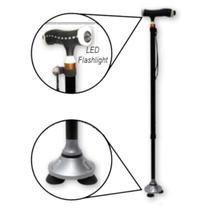 MAGIC Cane plus Állítható járóbot csuklós rögzítésű 3 ágú talppal, LED világítással