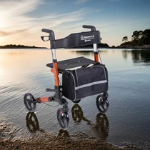 Összecsukható gördíthető rollátor 4 kerékkel Oceano 2.0
