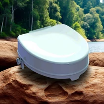 WC magasító 10 cm csavaros rögzítés 250 kg tetővel MB5512