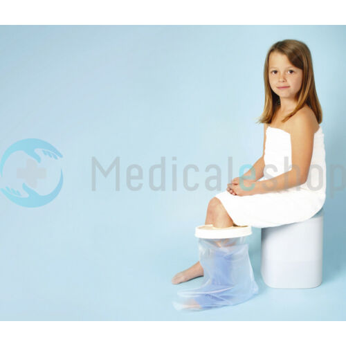 Vízálló lábvédő  zuhanyzáshoz gyerek  méret 45 cm