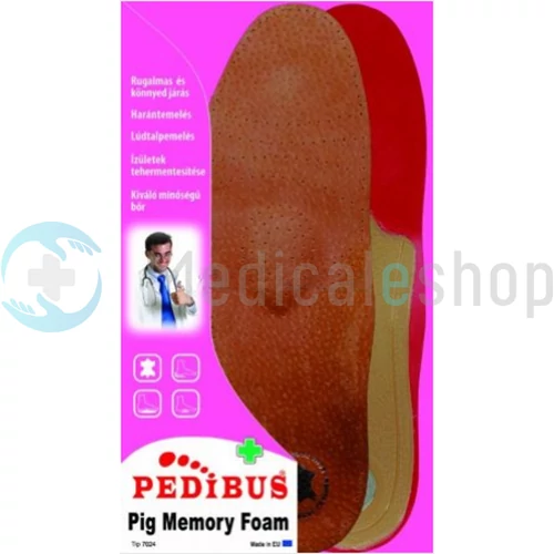 Pedibus 7024 Pig Memory Foam hosszú gyógytalpbetét emlékezőhabbal