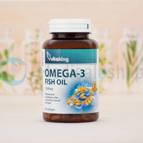 Vitaking Omega-3 halolaj 90 darabos 1200MG gélkapszula