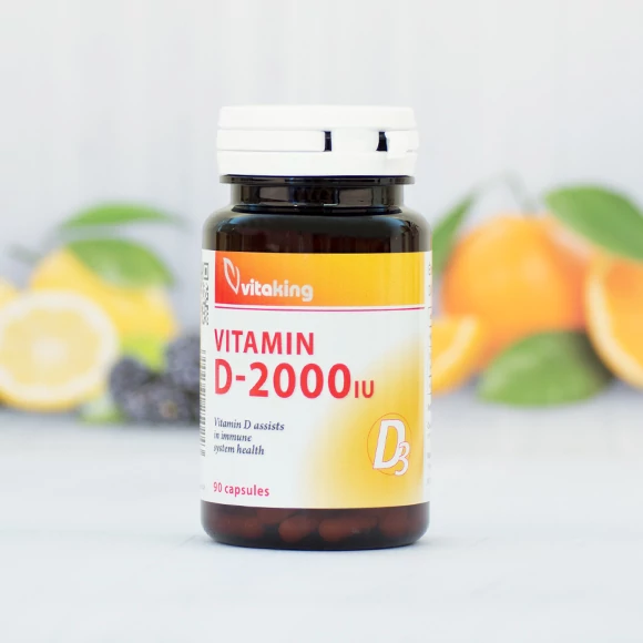 Vitaking D-2000 vitamin 90 darabos kapszula