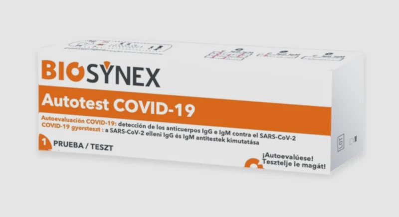 BIOSYNEX AUTOTEST COVID-19 otthoni gyorsteszt